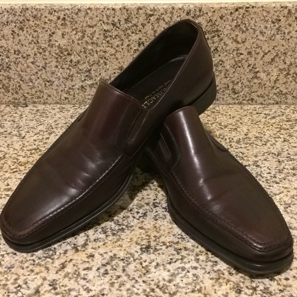 BRUNO MAGLI 9M BROWN SLIP-ON